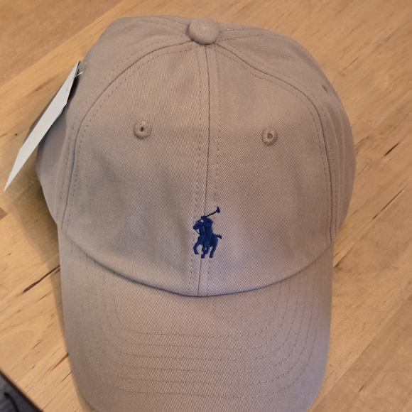 Polo by Ralph Lauren Tan W/ Navy Horse Cap - Picture 2 of 5